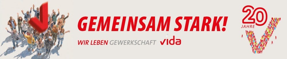 20 Jahre vida Banner
