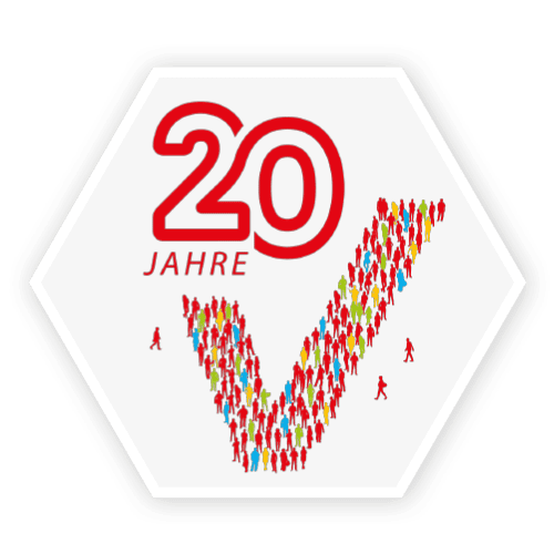 20 Jahre vida Logo