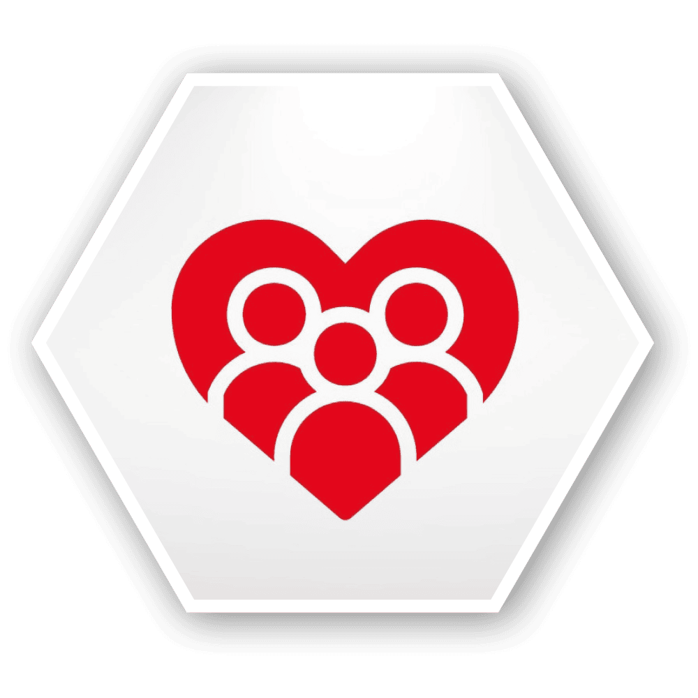 Icon vida Vorteil Pflege und Betreuung