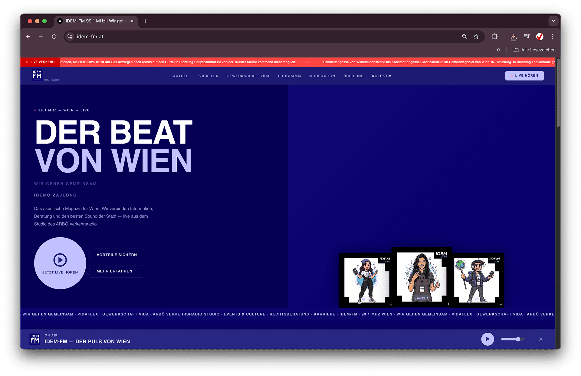 IDEM FM Screenshot