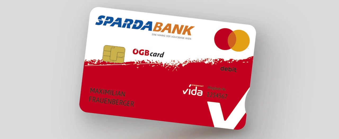 Eine vida gebrandete Spardabank Karte