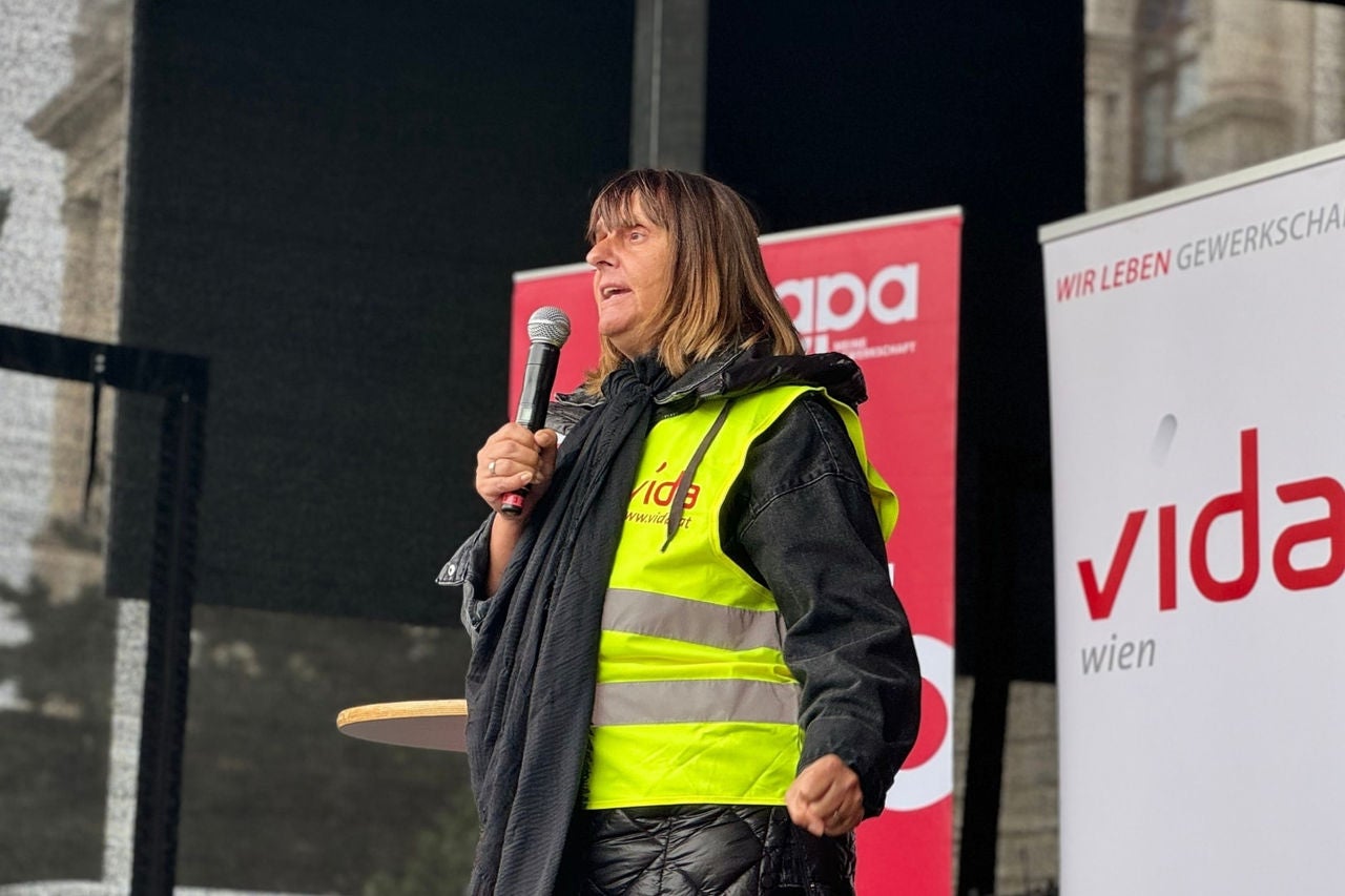 Michaela Guglberger on stage