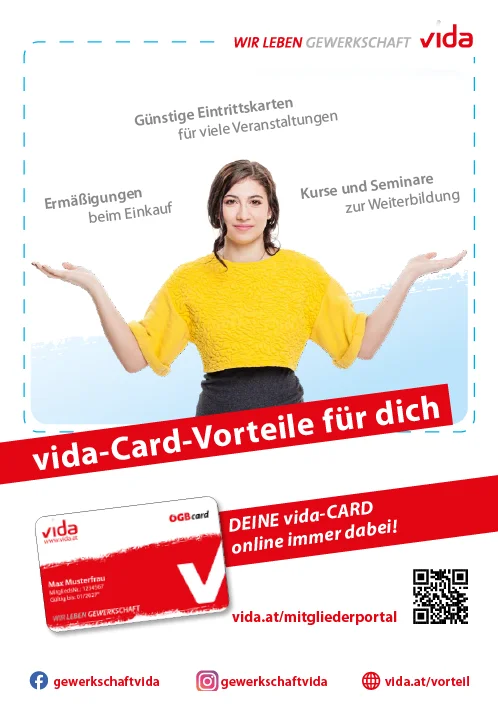 vida-Card Broschüre