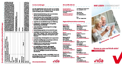 vida Pensionist:innen Folder
