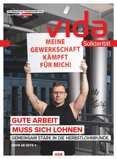 vida-Magazin 5/2026: Gemeinsam stark in die Herbstlohnrunde