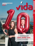 Cover vida-Magazin 6/2016: 10 Jahre vida. Gemeinsam stark. Gemeinsam im Einsatz für Gerechtigkeit.