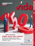 Cover vida-Magazin 2/2017: 1.500 Mindestlohn - jetzt!