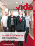 Cover vida Magazin 1/2018: Willkommen in der Arbeitswelt Tourismus