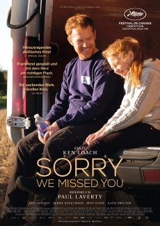 Filmplakat zum Ken Loach Film SORRY WE MISSED YOU