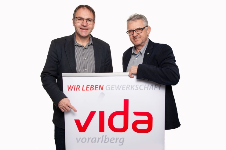 Das Team der vida-Landesorganisation Vorarlberg